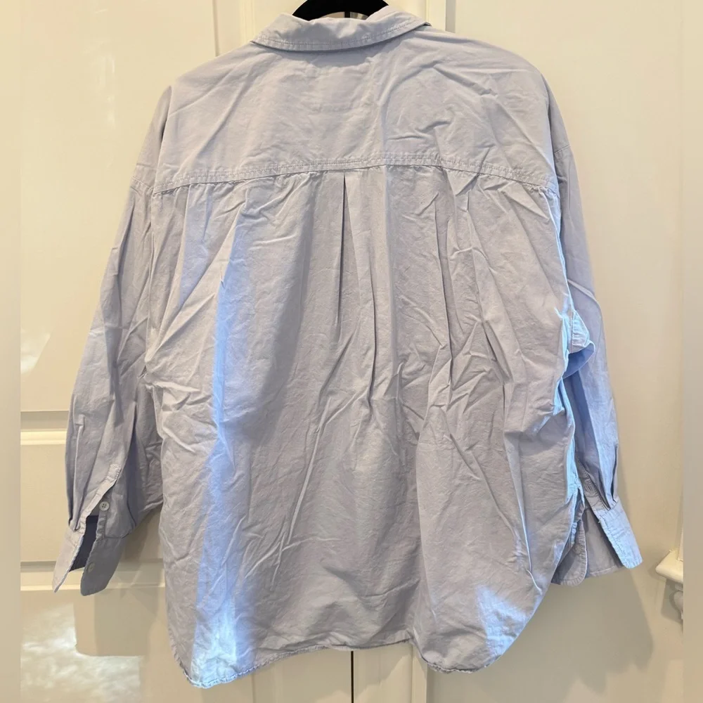 Maeve Bennet Buttondown Shirt Size 1X Sky - Picture 2 of 5